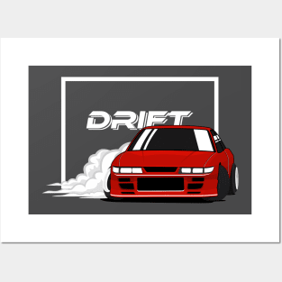 silvia drifting Posters and Art